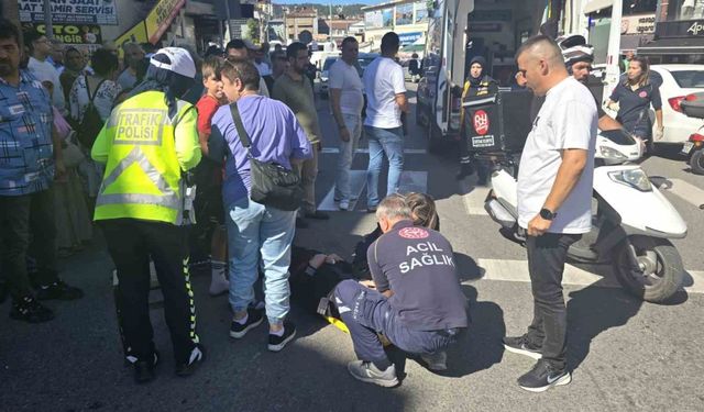 Zonguldak Ereğli’de motosiklet yayaya çarptı: 2 yaralı
