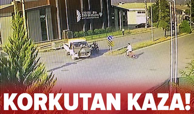 Bursa'da kamyonetle çarpışan motosiklet sürücüsü yaralandı