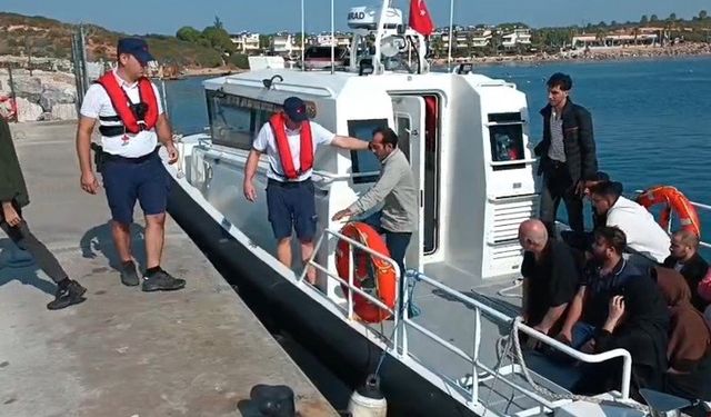 19 düzensiz göçmen kurtarıldı
