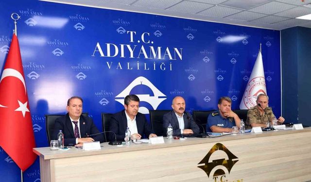 Adıyaman’da okul çevrelerindeki güvenlik ve trafik tedbirleri masaya yatırıldı