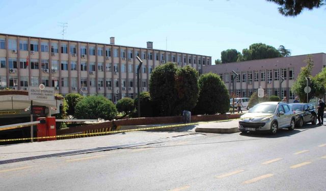 Adliye otoparkında şüpheli valiz paniği