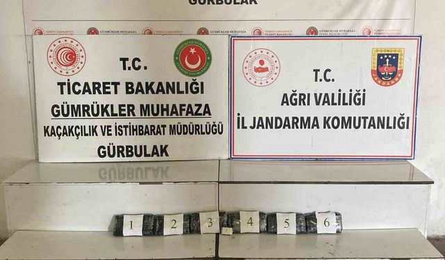 Ağrı’da tırın dorsesinde uyuşturucu ele geçirildi