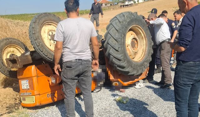 Alaşehir’de traktör kazası: 1 ölü
