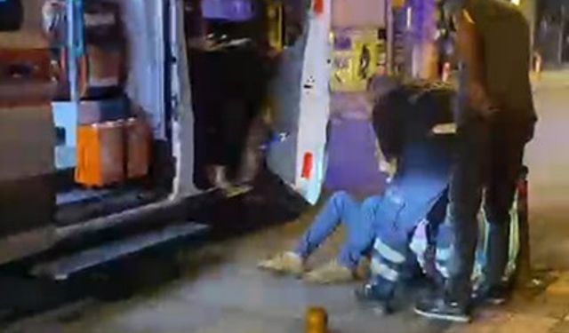 Alkollü şahıs caddeyi karıştırdı