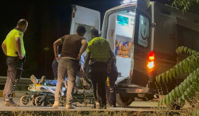 Alkollü sürücünün kullandığı otomobil şarampole uçtu: 2 yaralı