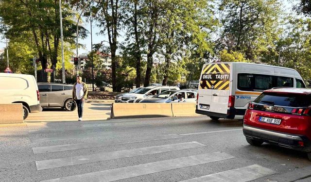 Ankara’da bir sürücü yaya geçidinde tartıştığı kadını yumrukladı