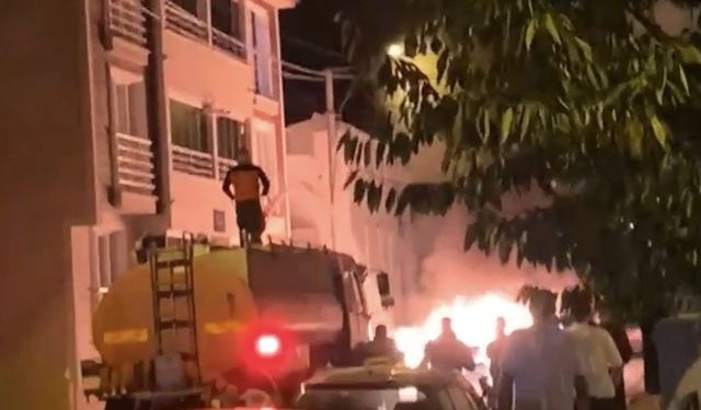 Babaeski’de otomobil yangını korkuttu