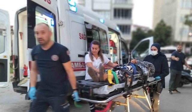 Bafra’da 3 tekerlekli bisiklet devrildi: 2 yaralı