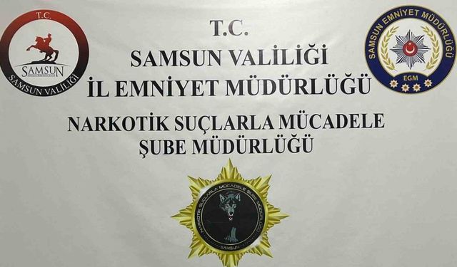 Bafra’da 33 kök Hint keneviri ele geçirildi