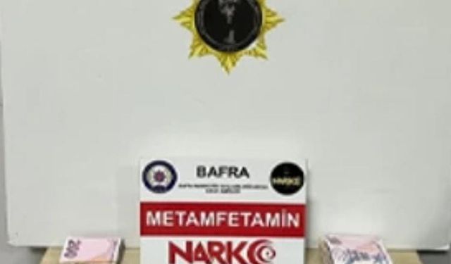 Bafra’da uyuşturucu operasyonu: 2 tutuklama