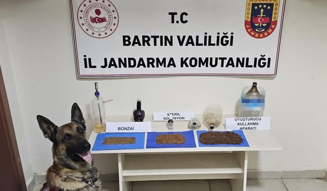Bartın’da uyuşturucu operasyonu: 1 gözaltı