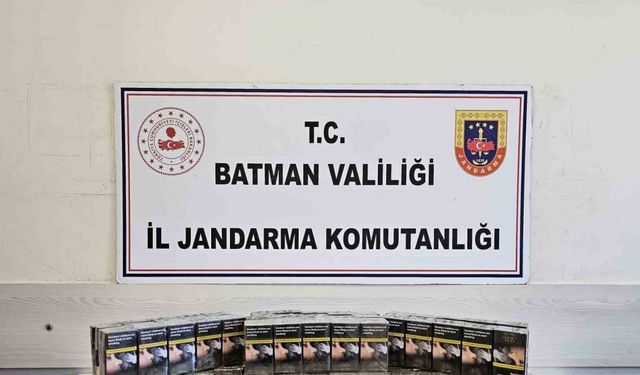 Batman’da 2 bin 399 paket kaçak sigara ele geçirildi