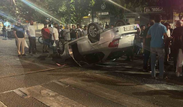 Batman’da otomobil takla attı: 2 yaralı
