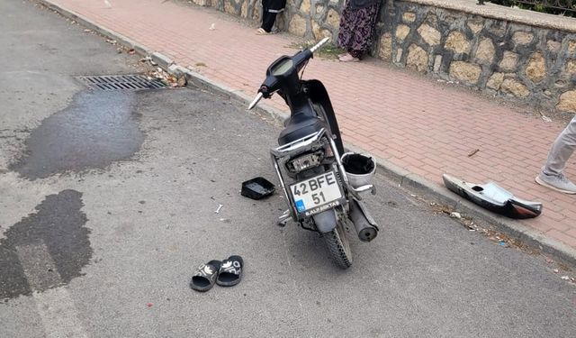 Beyşehir’de motosiklet kazası: 1 ağır yaralı
