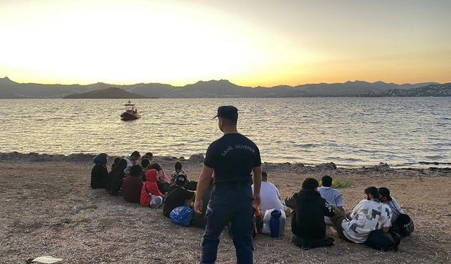 Bodrum’da 20 düzensiz göçmen yakalandı