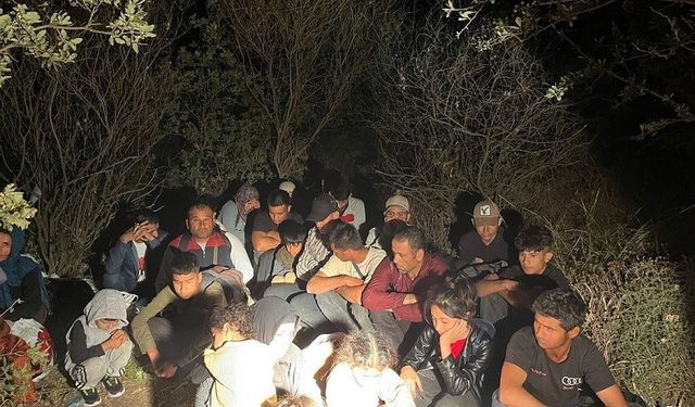 Çanakkale’de 34 düzensiz göçmen yakalandı