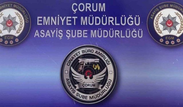 Çorum’da aranan 4 şüpheli yakalandı