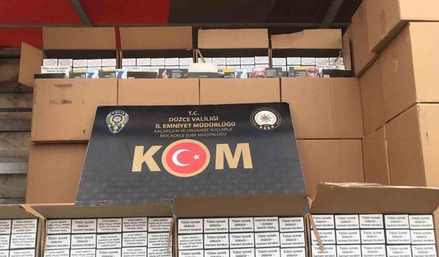 Düzce’de polis ve jandarma kaçakçılara göz açtırmıyor