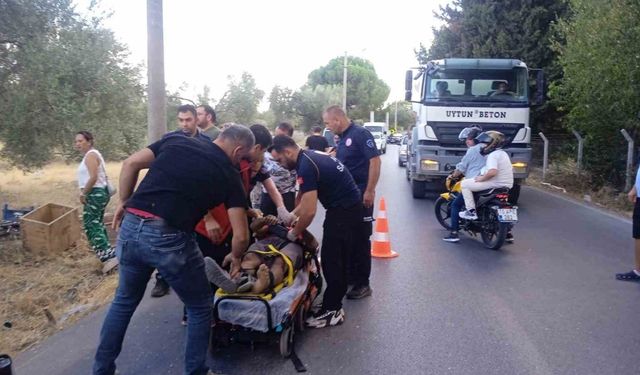 Edremit’te trafik kazası: 1 yaralı