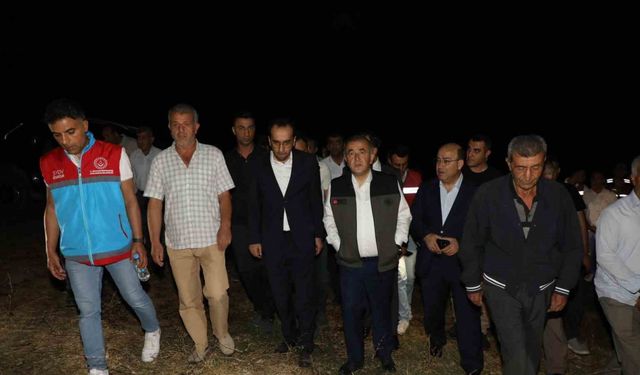 Elazığ’da köyde çıkan yangın söndürüldü