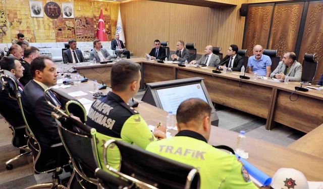 Erzincan’da trafik toplantısı yapıldı