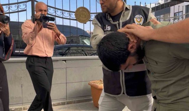 Eşini sokak ortasından döven şahıs adliyeye sevk edildi