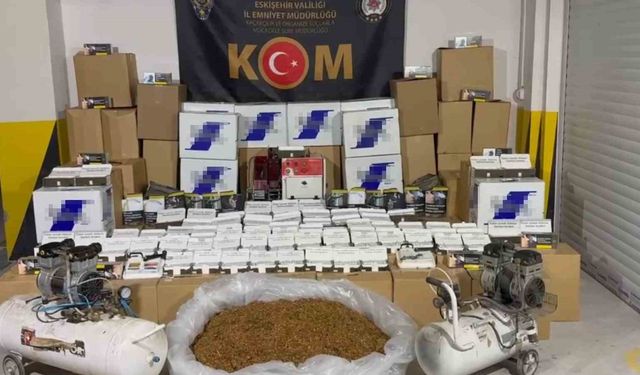 Eskişehir’de 315 kilogram kaçak tütün ele geçirildi