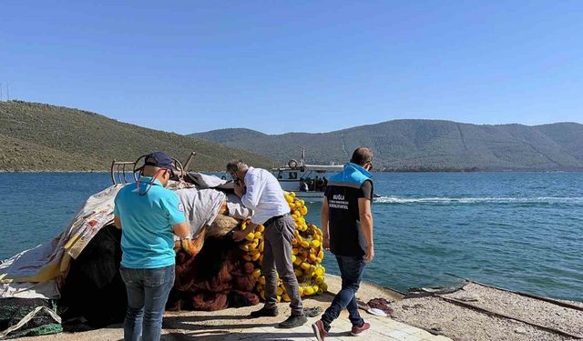 Güllük Körfezi’nde kaçak avcılık denetimi
