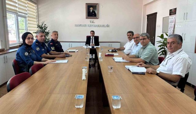 Havran’da çocukların eğitim güvenliği için toplantı yapıldı