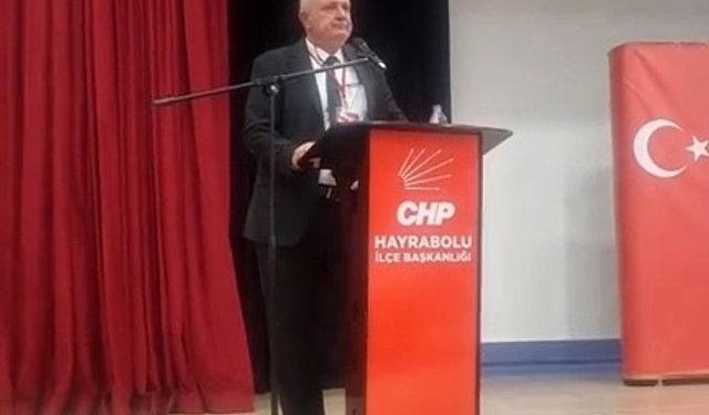 Hayrabolu Belediye Başkanı Tuncer Başoğlu CHP’den istifa etti