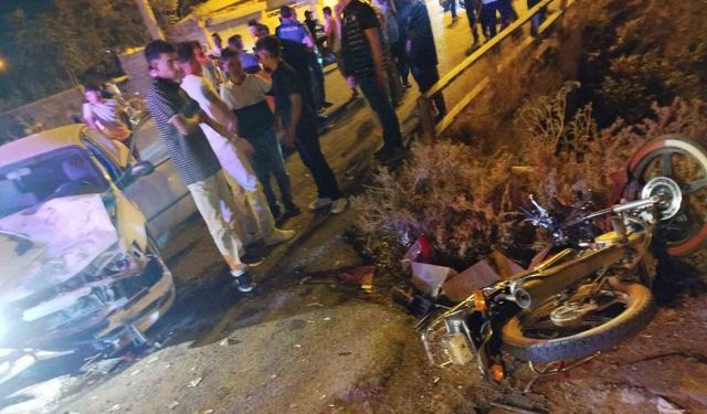 Iğdır’da otomobil ile motosiklet çarpıştı: 2’si ağır 3 yaralı