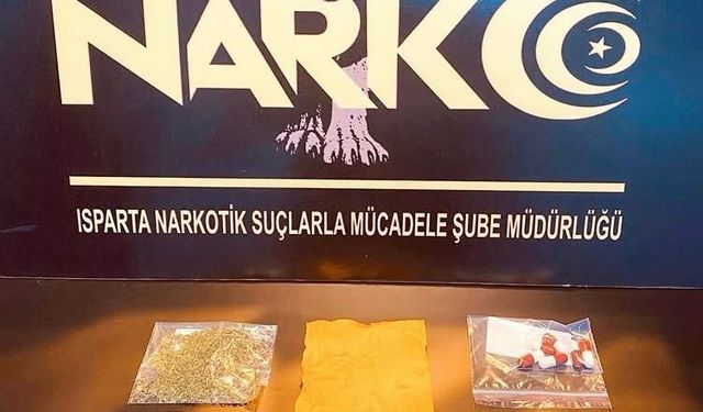 Isparta’da uyuşturucu operasyonu: 1 gözaltı