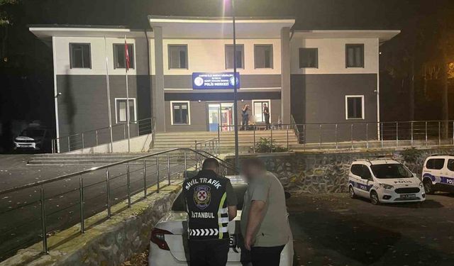 İstanbul’da trafiği birbirine katan 6 maganda kamerada