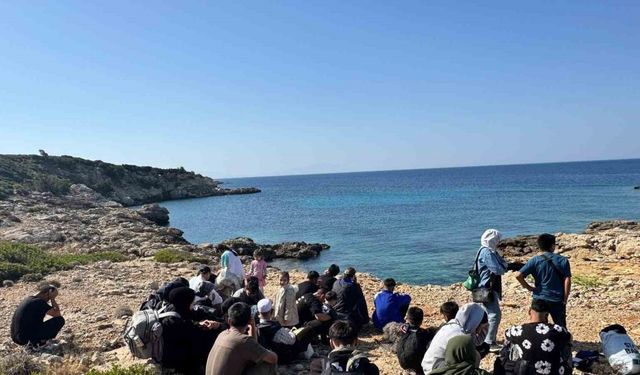 İzmir’de 32 düzensiz göçmen yakalandı