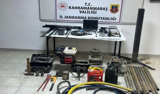 Kahramanmaraş’ta define avcılarına operasyon: 10 kişi yakalandı