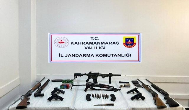 Kahramanmaraş’ta silah kaçakçılarına baskın: 2 tutuklama