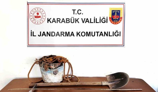 Karabük’te izinsiz kazı yapan 2 kişi suçüstü yakalandı