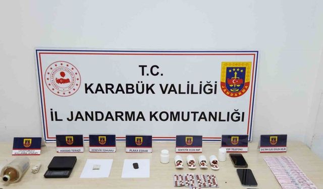 Karabük’te uyuşturucu operasyonu: 3 gözaltı