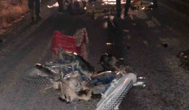 Karapınar’da otomobille motosiklet çarpıştı: 3 yaralı