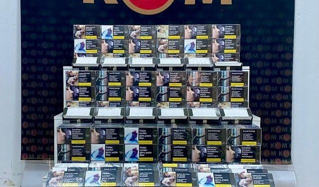 Kars’ta 100 bin makaron ele geçirildi