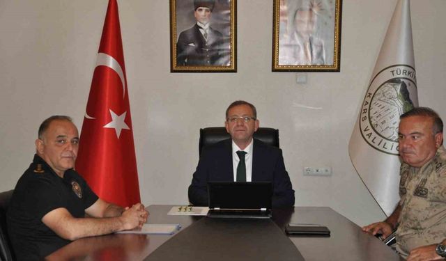 Kars’ta Ağustos ayı asayiş ve güvenlik toplantısı yapıldı