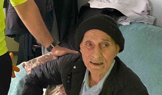 Kayıp yaşlı adam sağ olarak bulundu