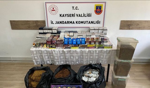 Kayseri’de 20 bin 980 adet doldurulmuş makaron ele geçirildi: 2 gözaltı