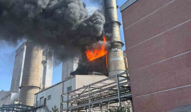 Konya Şeker’e bağlı Kangal Termik Santrali’nde yangın