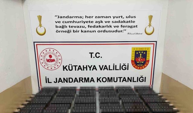 Kütahya’da 79 bin 940 adet bandrolsüz makaron ele geçirildi