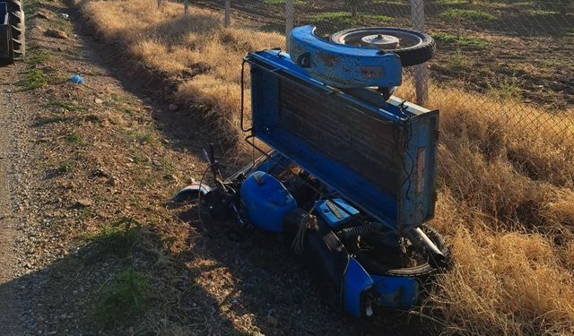 Manisa’da sepetli motosiklet can aldı