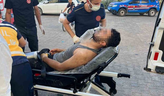 Mardin’de su deposunda mahsur kalan kişiyi itfaiye kurtardı