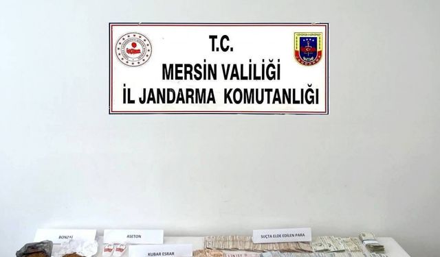 Mersin’de uyuşturucu operasyonu 4 şüpheli yakalandı