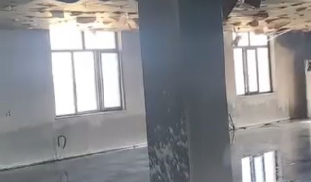 Muş’ta taziye evinde yangın çıktı