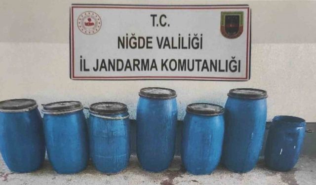 Niğde’de 920 litre sahte şarap ele geçirildi